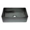 Alfi Brand Concrete Color 33" Reversible Sgl Fireclay Farmhouse Kitchen Sink ABCO3320SB - alternate 3